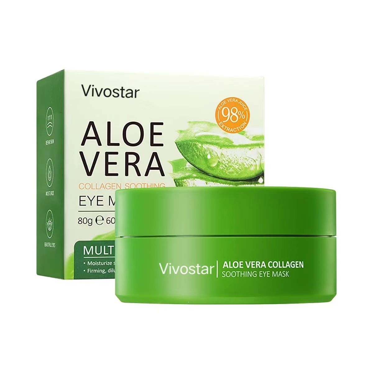 The Vivostar box and closed jar, 80 g.